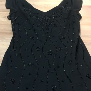 SL Fashions Women's Below the Knee Shift Evening Dress Gray Size 14W main image 0
